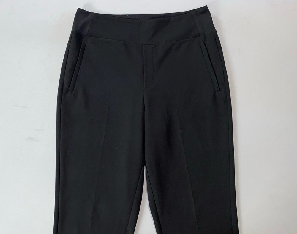Athleta 533636 Women's Endless High Rise Pull On Ankle Pants. Black, Size 10 EUC